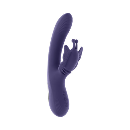 EVOLVED - WINGS OF FRENZY THRUSTING BUTTERFLY DUAL STIMULATOR PURPLE