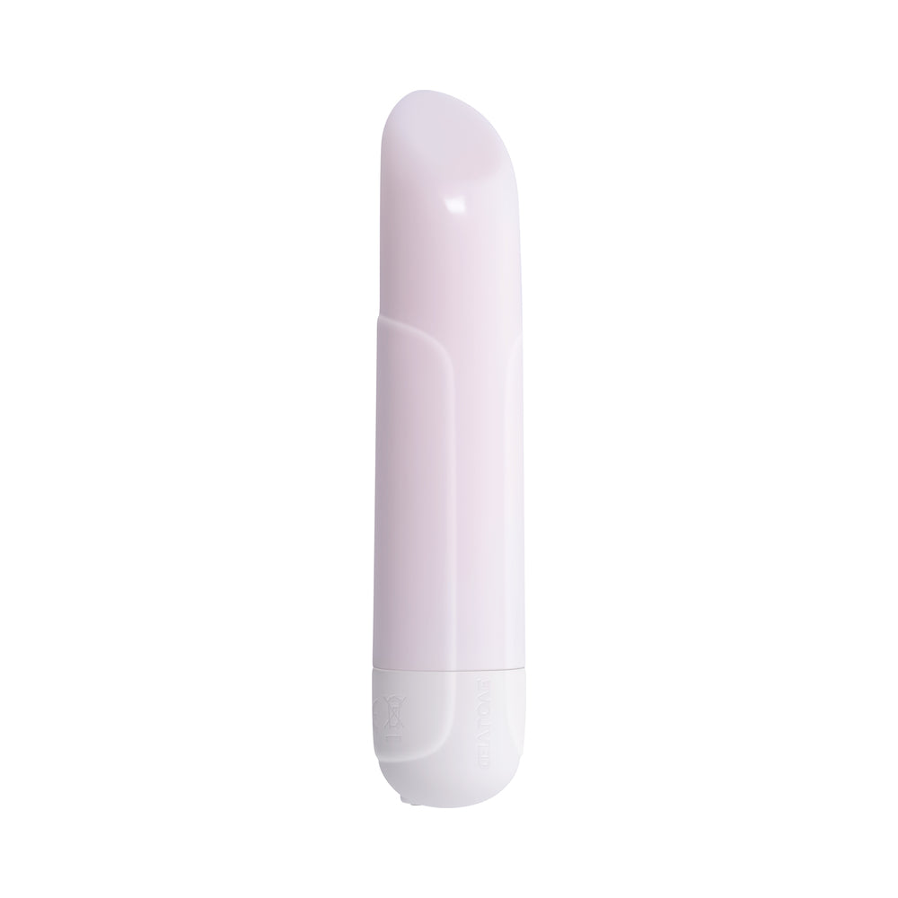EVOLVED - SHINE ON GLOWING PINK VIBRATING BULLET WHITE/PINK
