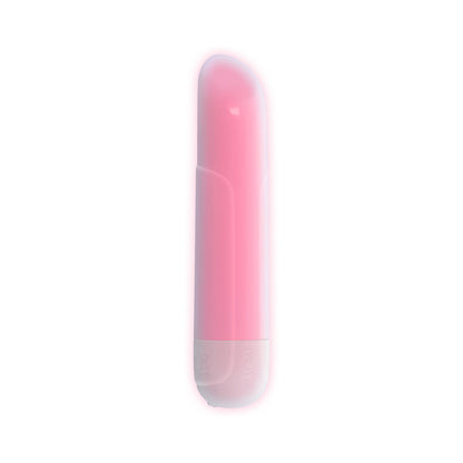 EVOLVED - SHINE ON GLOWING PINK VIBRATING BULLET WHITE/PINK
