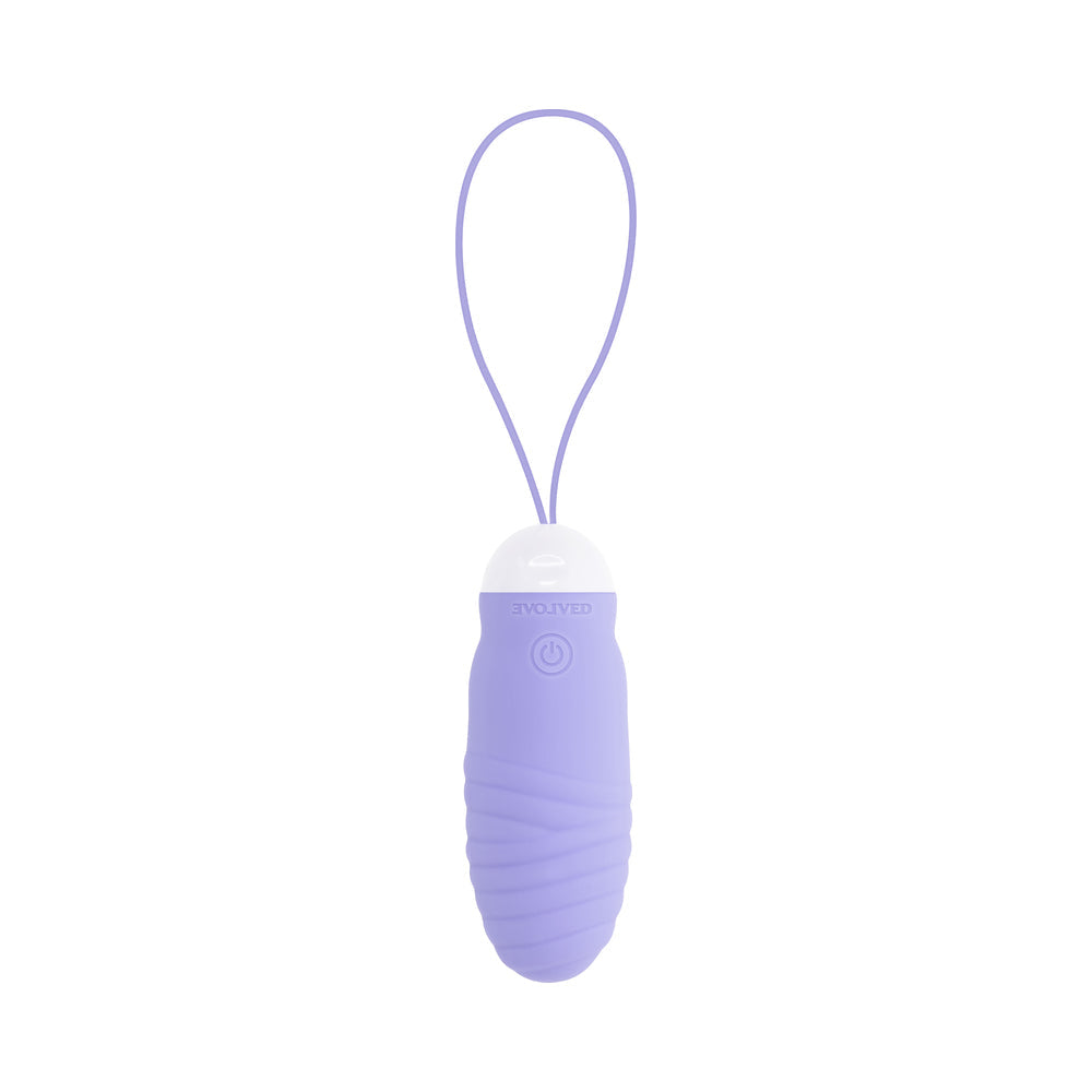 EVOLVED - ENERGETIC EGG THRUSTING VIBRATING TEXTURED EGG PURPLE