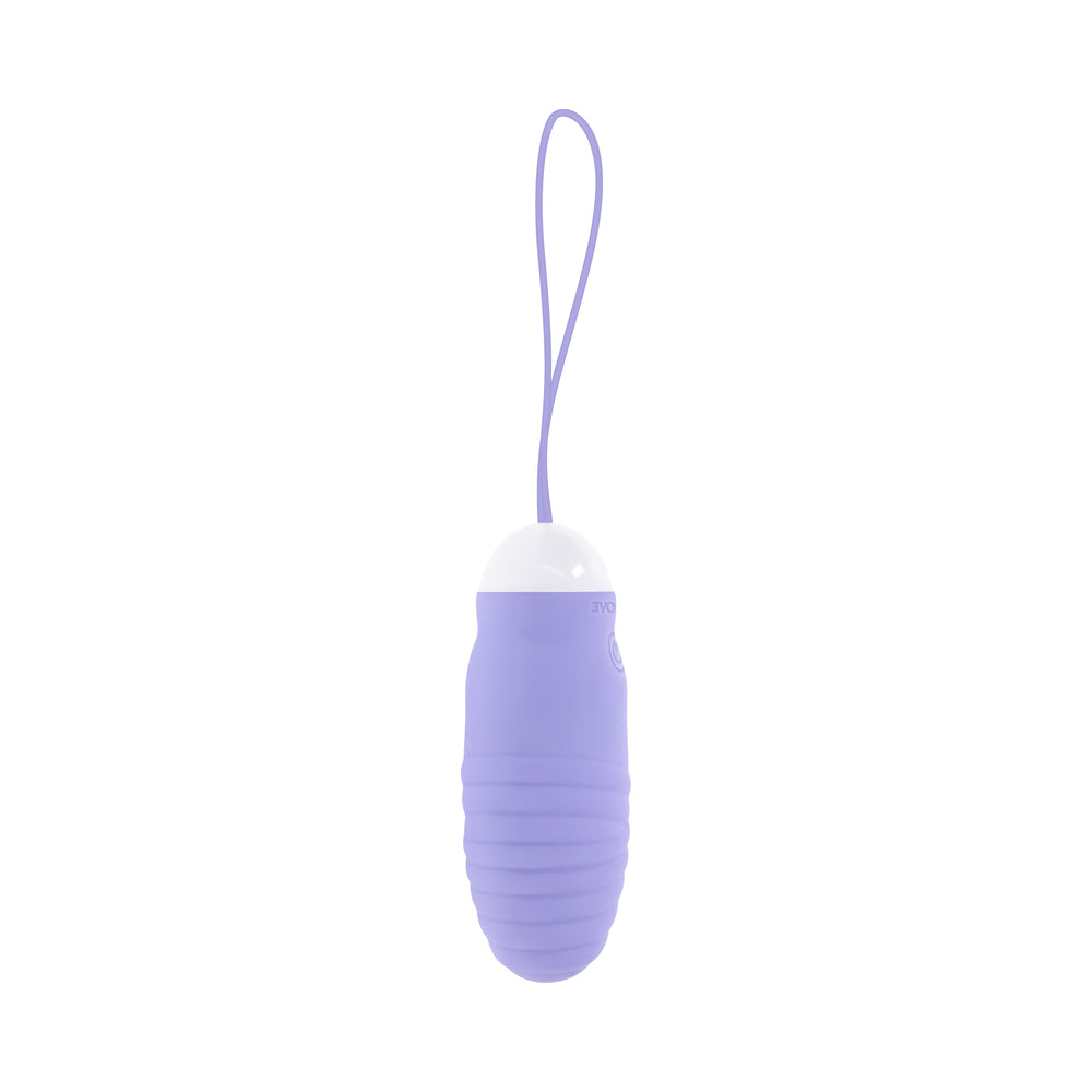EVOLVED - ENERGETIC EGG THRUSTING VIBRATING TEXTURED EGG PURPLE