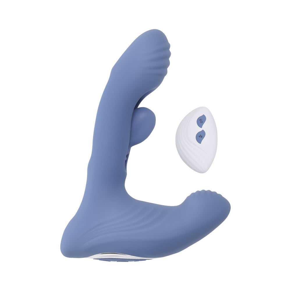 GENDER X - FLAPJACK FLAPPER DUAL STIMULATOR BLUE
