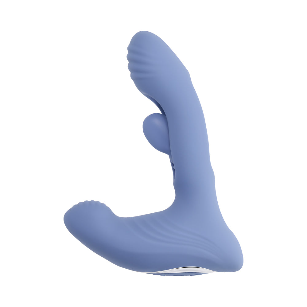 GENDER X - FLAPJACK FLAPPER DUAL STIMULATOR BLUE