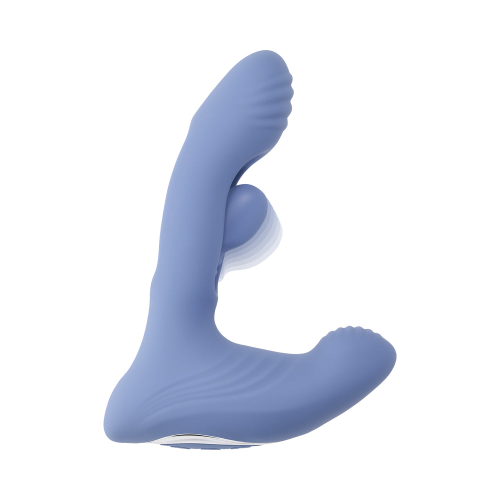 GENDER X - FLAPJACK FLAPPER DUAL STIMULATOR BLUE