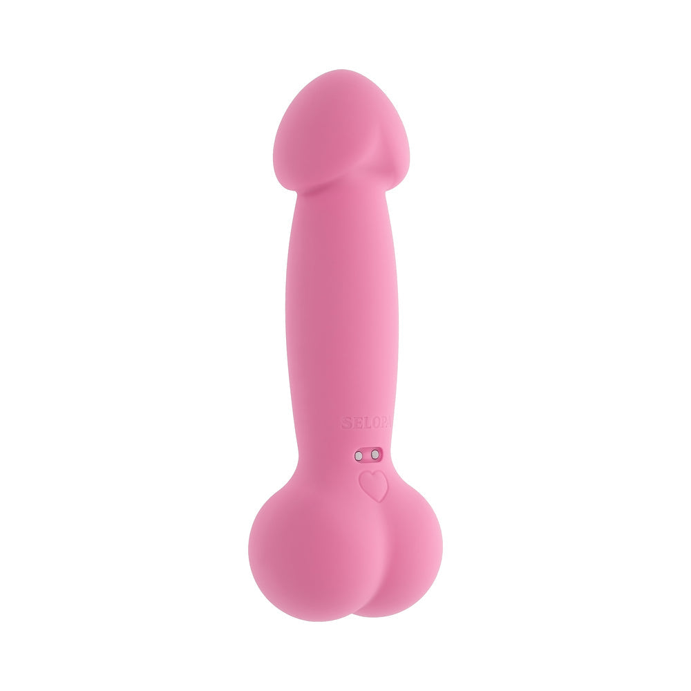 SELOPA - A BIT NUTTY FLOPPY PHALLIC MINI VIBRATOR PINK