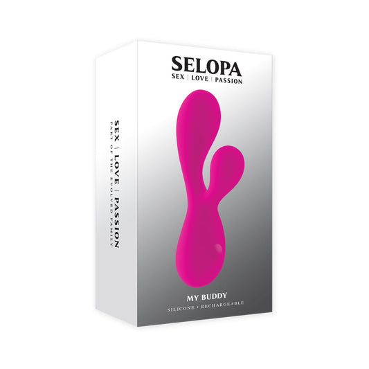SELOPA - MY BUDDY FLOPPY MINI DUAL VIBRATOR PINK