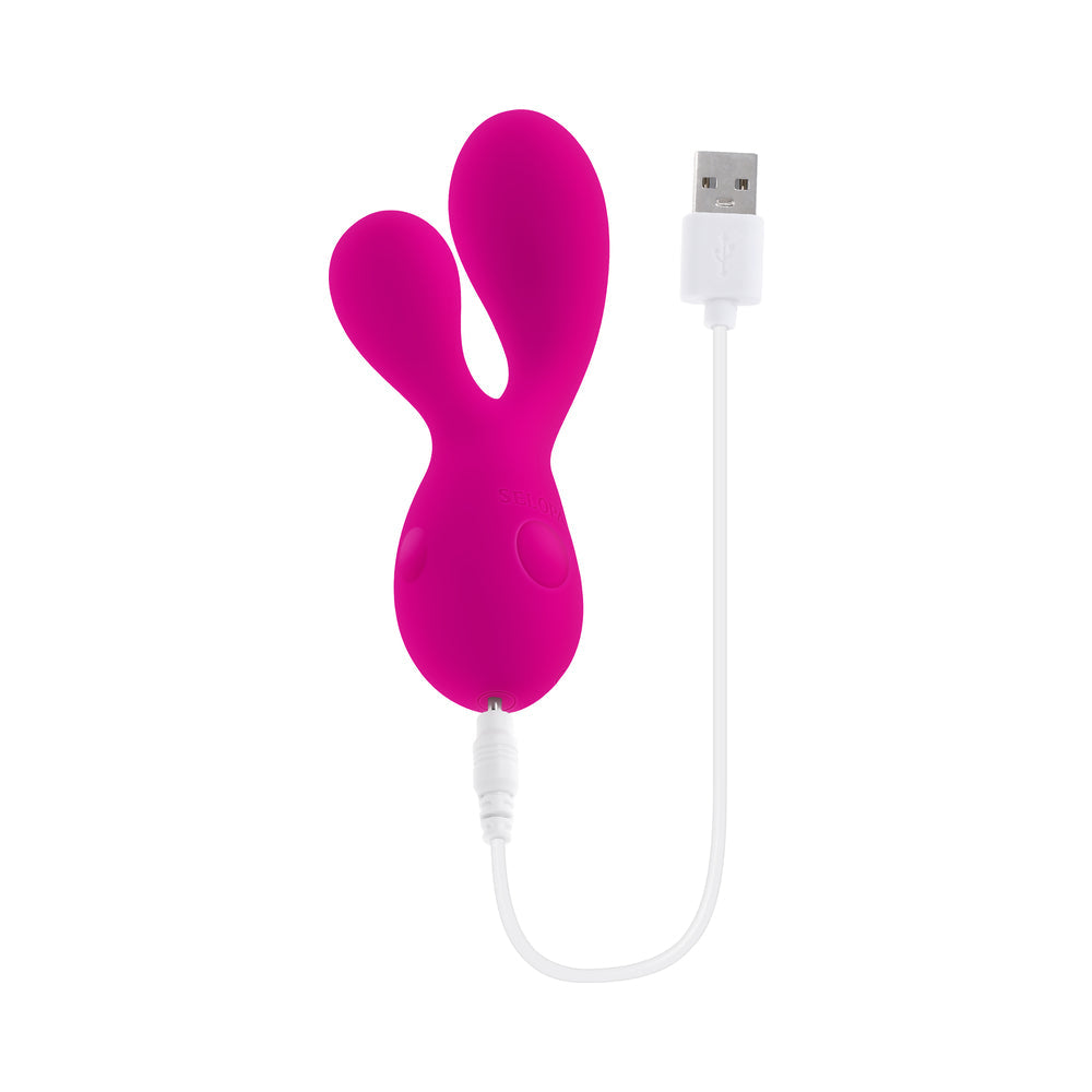 SELOPA - MY BUDDY FLOPPY MINI DUAL VIBRATOR PINK