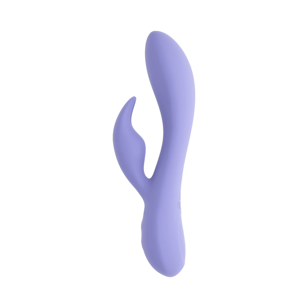 SELOPA - PURPLE CRAZE DUAL VIBE WITH EAR-SHAPED STIMULATOR PURPLE