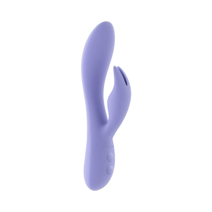SELOPA - PURPLE CRAZE DUAL VIBE WITH EAR-SHAPED STIMULATOR PURPLE