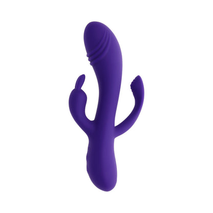 SELOPA - TRIPLE TICKLE 3-POINT STIMULATION VIBRATOR PURPLE