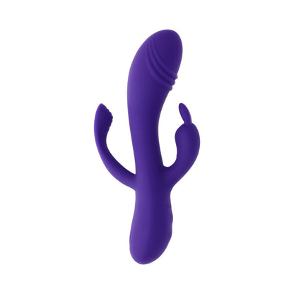 SELOPA - TRIPLE TICKLE 3-POINT STIMULATION VIBRATOR PURPLE