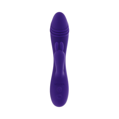 SELOPA - TRIPLE TICKLE 3-POINT STIMULATION VIBRATOR PURPLE