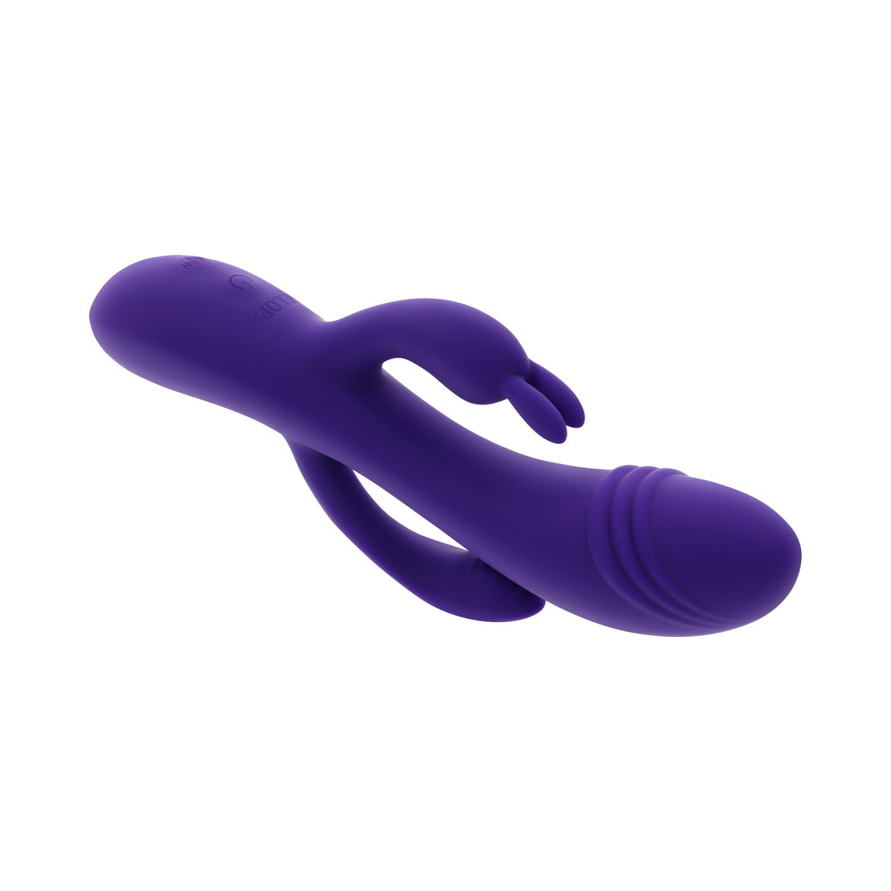 SELOPA - TRIPLE TICKLE 3-POINT STIMULATION VIBRATOR PURPLE