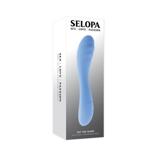 SELOPA - HIT THE MARK CURVED-SHAFT VIBRATOR BLUE