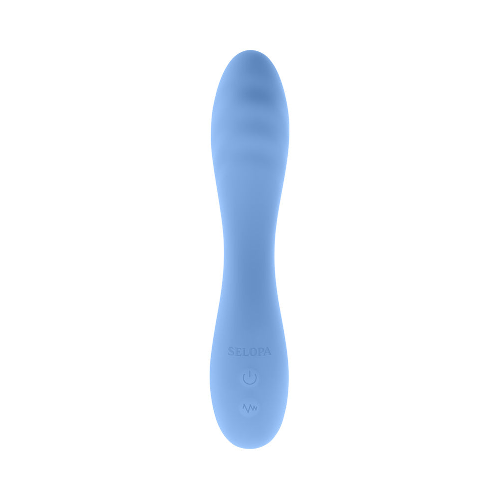 SELOPA - HIT THE MARK CURVED-SHAFT VIBRATOR BLUE
