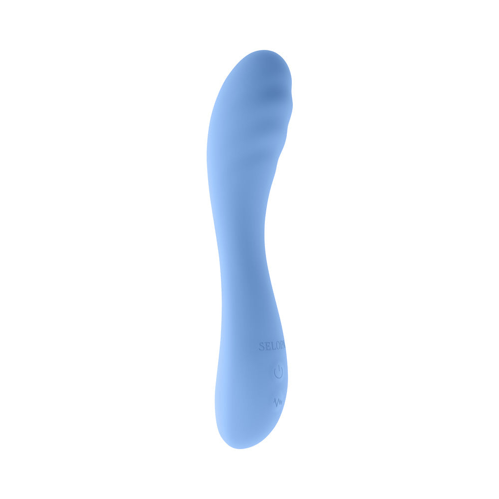SELOPA - HIT THE MARK CURVED-SHAFT VIBRATOR BLUE