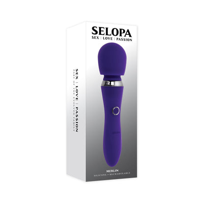SELOPA - MERLIN POWERFUL WAND VIBRATOR PURPLE