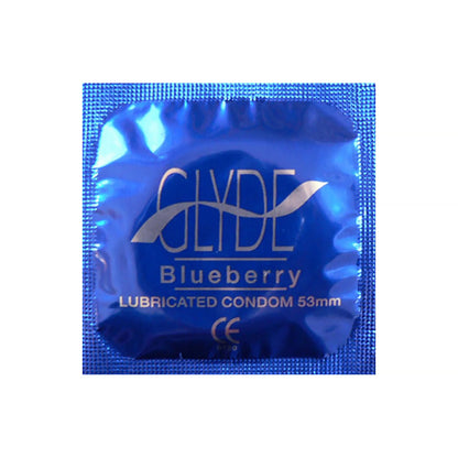 GLYDE CONDOMS - GLYDE ULTRATHIN LATEX CONDOM BLUEBERRY FLAVORED 12-COUNT