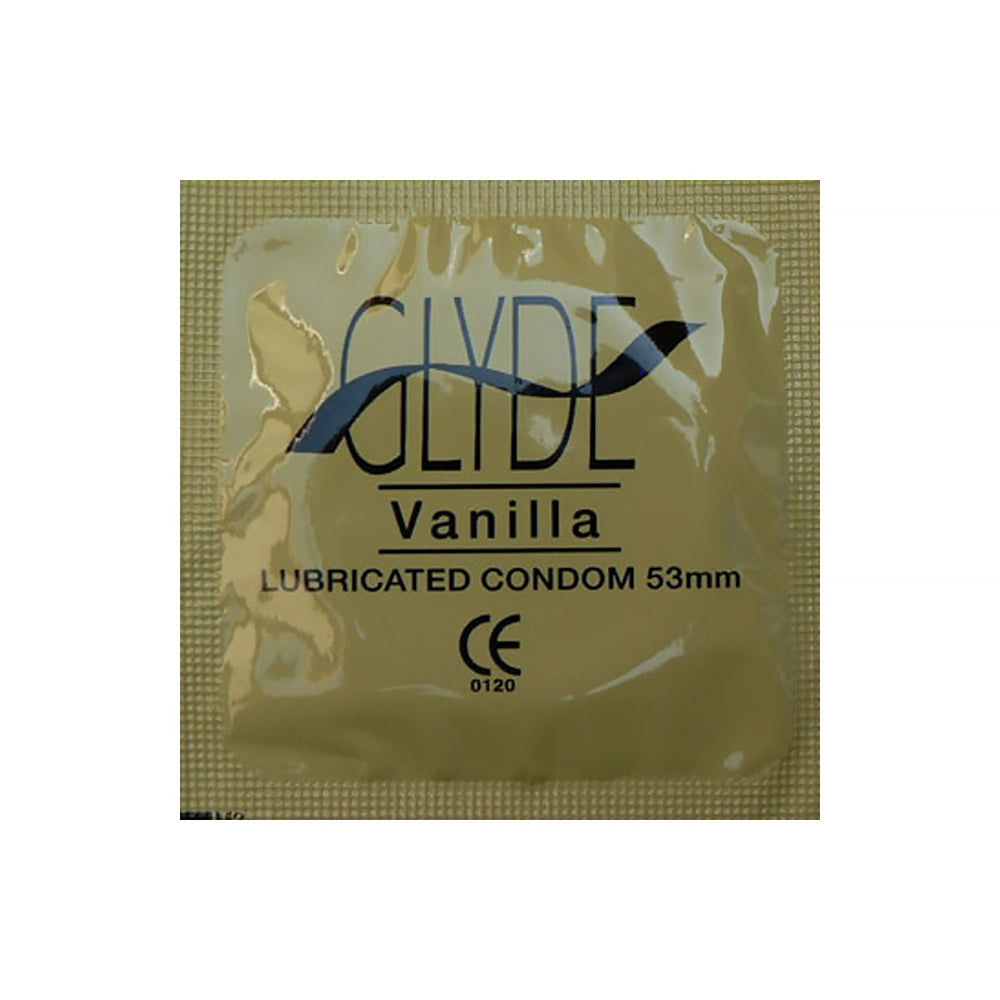 GLYDE CONDOMS - GLYDE ULTRATHIN LATEX CONDOM VANILLA FLAVORED 12-COUNT