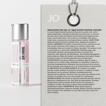 SYSTEM JO - JO BAKE SHOPPE FROSTED CUPCAKE FLAVORED WATER-BASED LUBRICANT 2 OZ.