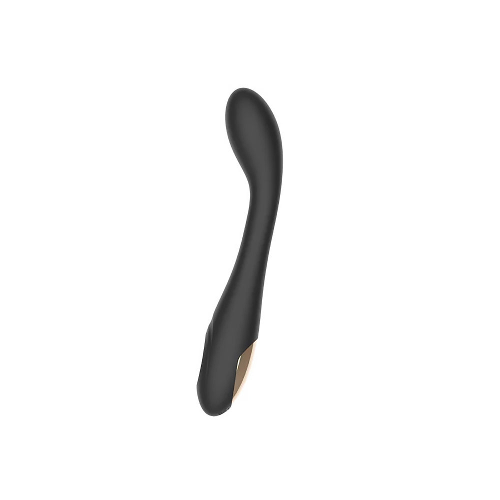 SPECTRUM - ESSENTIALS RECHARGEABLE SILICONE G-SPOT VIBRATOR BLACK