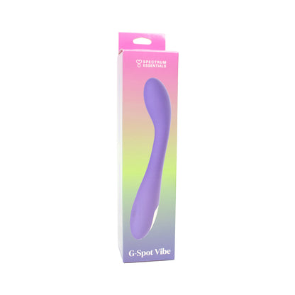 SPECTRUM - ESSENTIALS RECHARGEABLE SILICONE G-SPOT VIBRATOR PURPLE