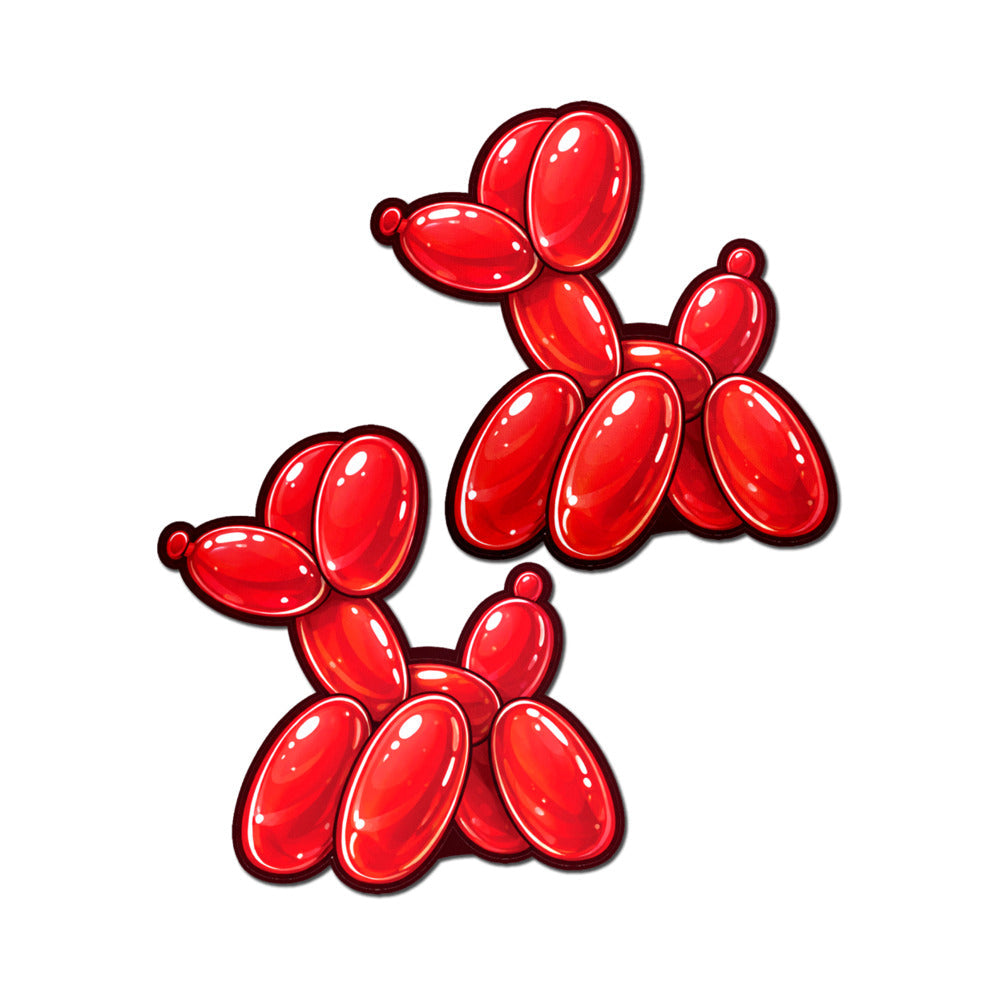 PASTEASE - RED BALLOON ANIMAL BREAST PASTIES