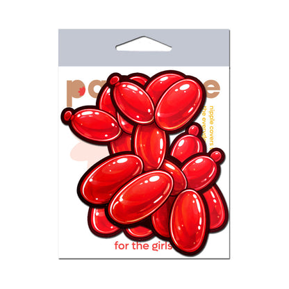 PASTEASE - RED BALLOON ANIMAL BREAST PASTIES
