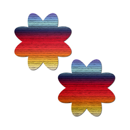 PASTEASE - RETRO HORIZON COLOR PETAL BREAST PASTIES