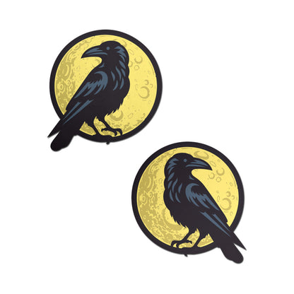 PASTEASE - BLACK RAVEN & FULL MOON BREAST PASTIES