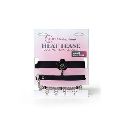 PINK ELEPHANT - HEAT TEASE FLOWER COLLAR BLACK/PINK