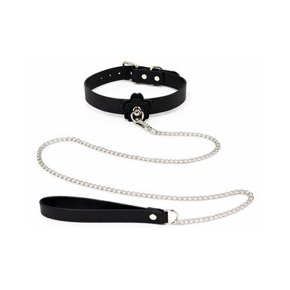 PINK ELEPHANT - HEAT TEASE FLOWER COLLAR BLACK/PINK