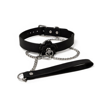 PINK ELEPHANT - HEAT TEASE FLOWER COLLAR BLACK/PINK