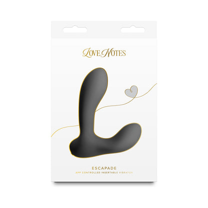 NS NOVELTIES - LOVE NOTES ESCAPADE BLACK APP-CONTROLLED