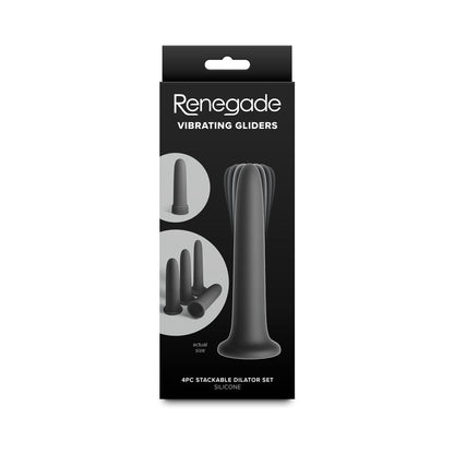 NS NOVELTIES - RENEGADE VIBRATING GLIDERS DILATORS BLACK
