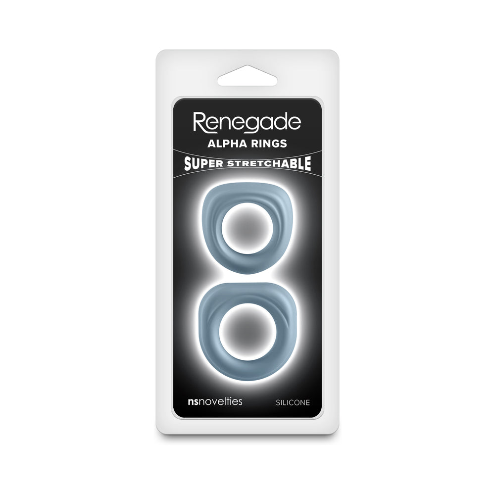NS NOVELTIES - RENEGADE ALPHA RINGS GRAY
