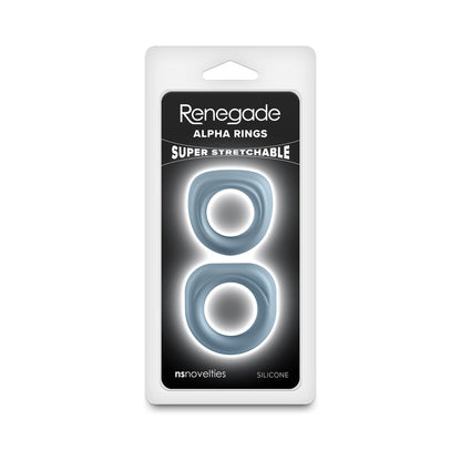 NS NOVELTIES - RENEGADE ALPHA RINGS GRAY