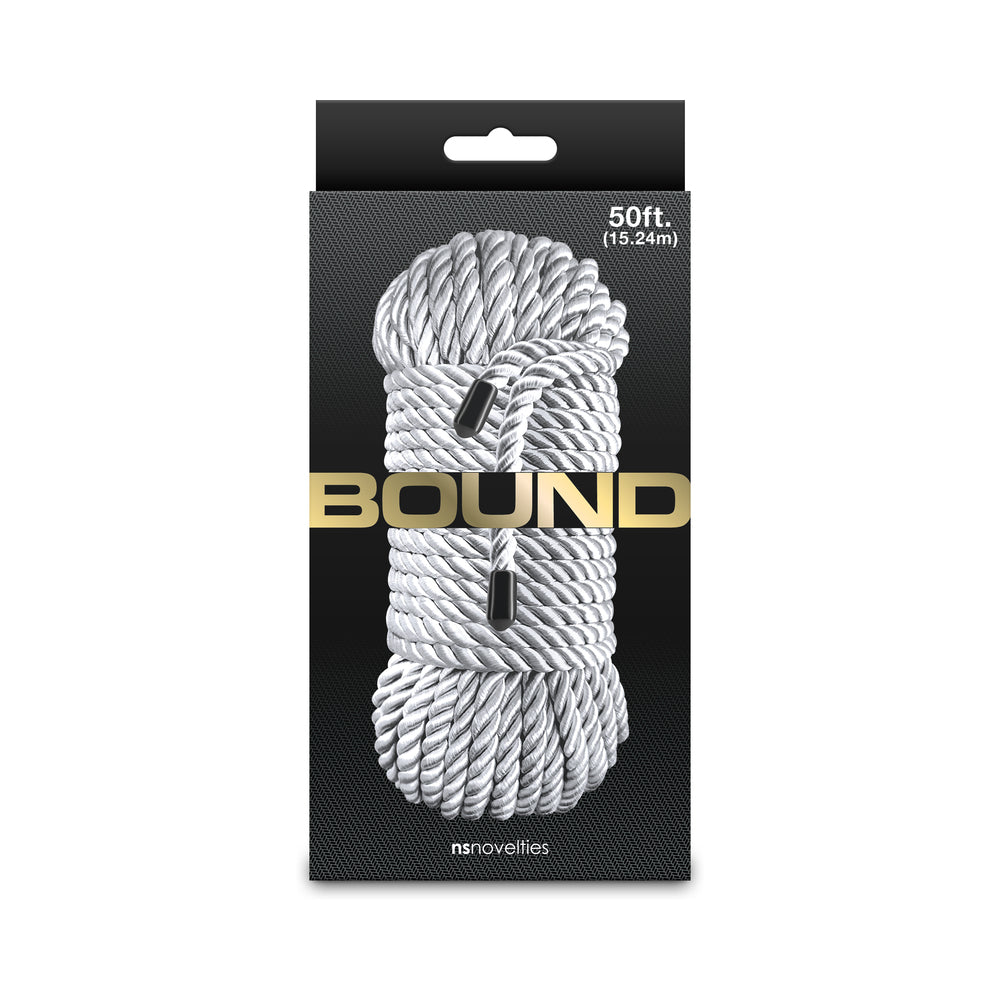 NS NOVELTIES - BOUND 50 FT. ROPE SILVER