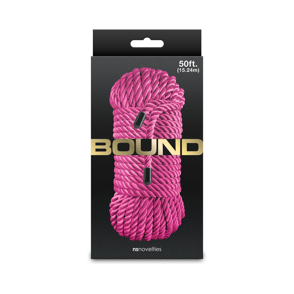 NS NOVELTIES - BOUND 50 FT. ROPE PINK