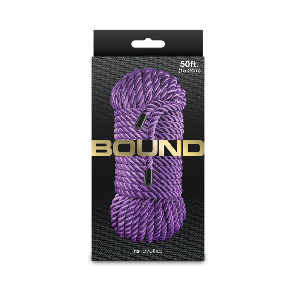 NS NOVELTIES - BOUND 50 FT. ROPE PURPLE