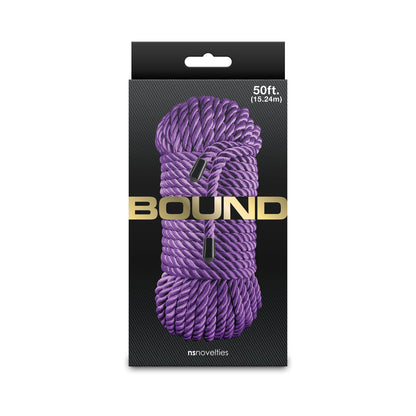 NS NOVELTIES - BOUND 50 FT. ROPE PURPLE