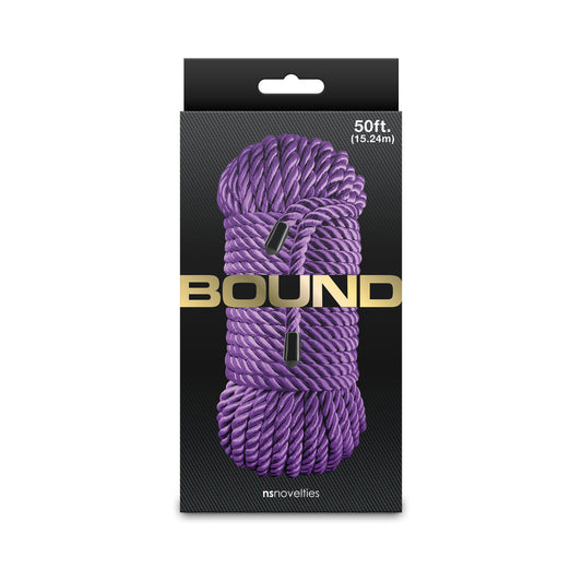NS NOVELTIES - BOUND 50 FT. ROPE PURPLE