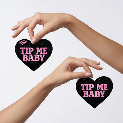 NEVA NUDE - PINK TIP ME BABY HEART SMART NFC PASTIES