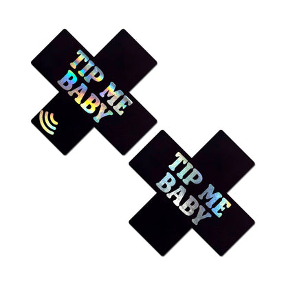 NEVA NUDE - TIP ME BABY HOLOGRAPHIC X SMART NFC PASTIES