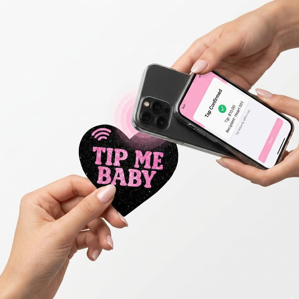 NEVA NUDE - TIP ME BABY HOLOGRAPHIC X SMART NFC PASTIES