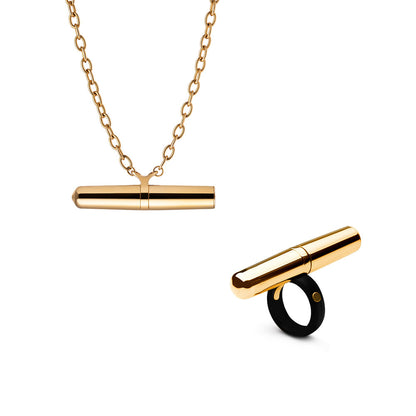 CRAVE - TEASE COLLECTION (NECKLACE + RING) GOLD