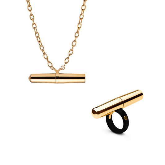 CRAVE - TEASE COLLECTION (NECKLACE + RING) GOLD