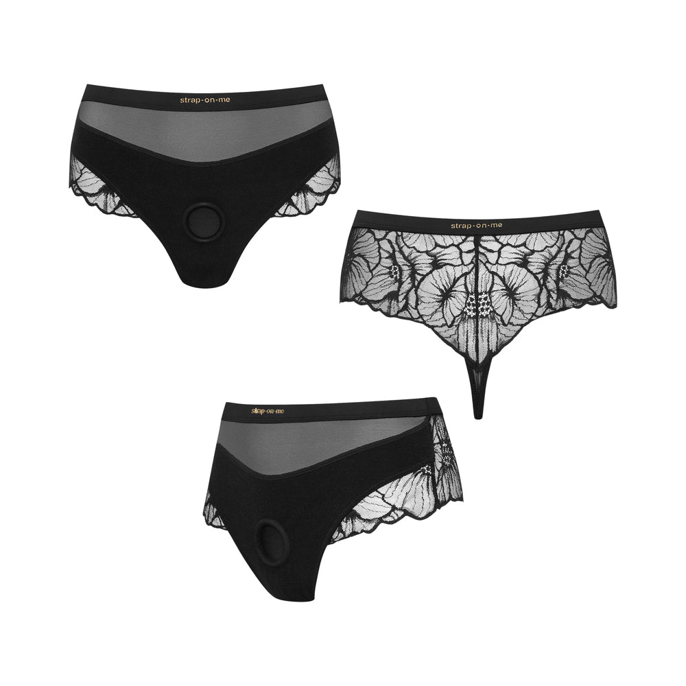 LOVELY PLANET - STRAP-ON-ME HARNESS LINGERIE SUBLIME L BLACK