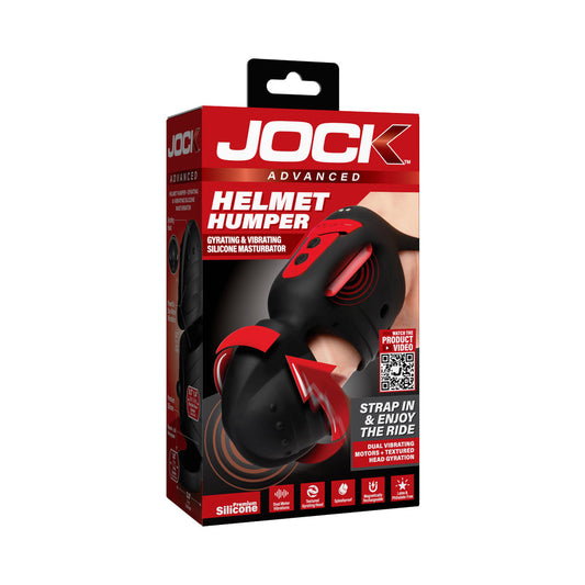 CURVE NOVELTIES - JOCK ADVANCED HELMET HUMPER GYRATING&VIBRATING SILICONE MASTURBATOR