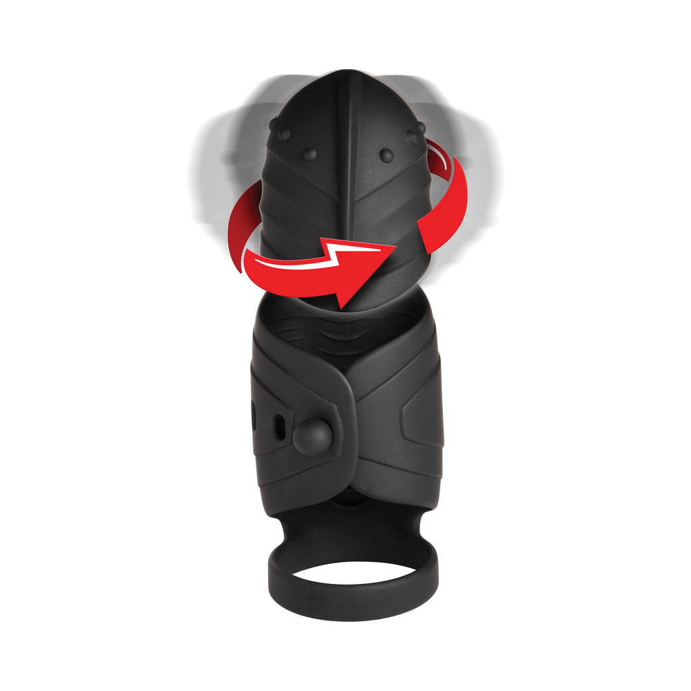 CURVE NOVELTIES - JOCK ADVANCED HELMET HUMPER GYRATING&VIBRATING SILICONE MASTURBATOR